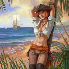 Пиратка а берегу