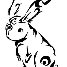 Оригинал схемы вышивки «Кролик» (№505422)