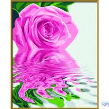Оригинал схемы вышивки «Роза на воде» (№505842)