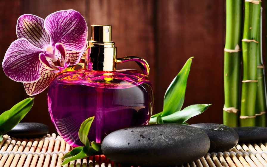 орхидея - парфюм, камни, духи, бамбук, орхидея, цветы, спа - оригинал