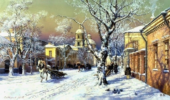 №508727 - зима, снег, город - оригинал