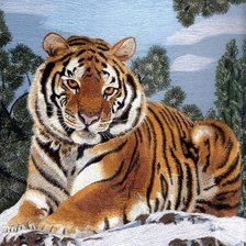Оригинал схемы вышивки «тигр» (№510720)