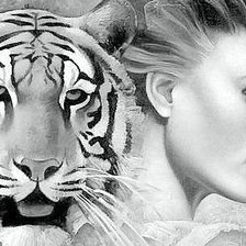 Дама с тигром
