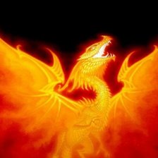 Схема вышивки «огненный дракон»