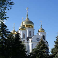 Оригинал схемы вышивки «православный храм Кубани» (№512825)