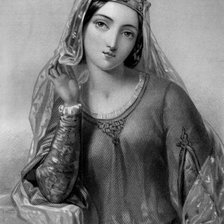 Оригинал схемы вышивки «Изабелла Ангулемская, супруга короля Джона» (№513055)