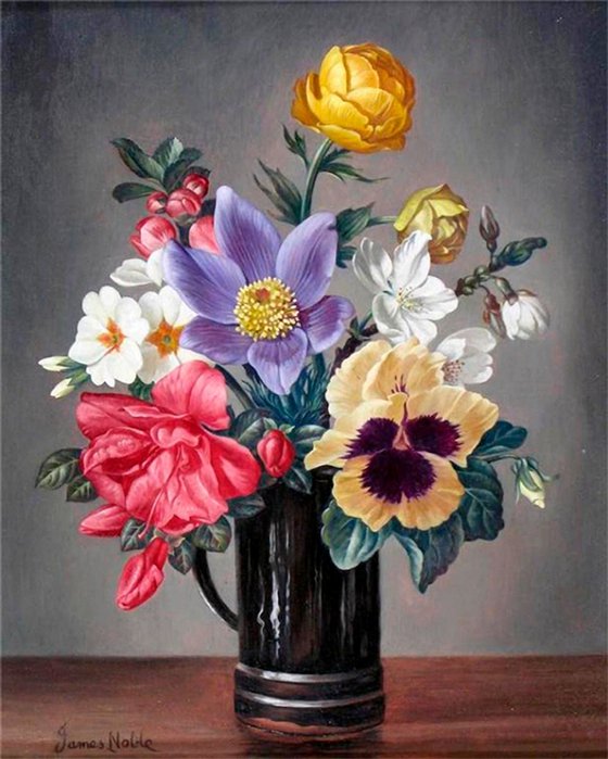 Букет цветов - натюрморт - оригинал