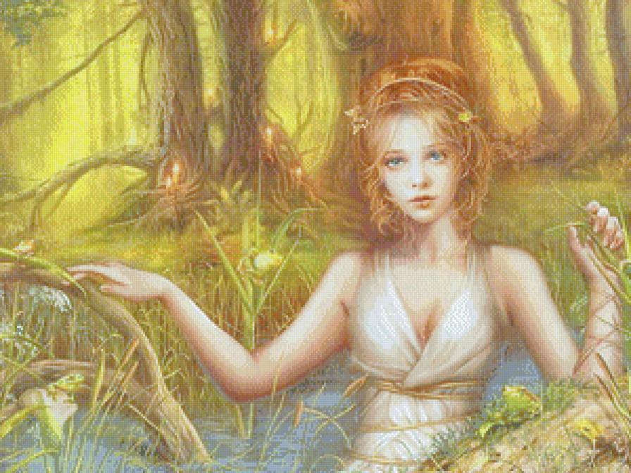 Лесная фея - фея, фэнтези, сказка, лес - предпросмотр