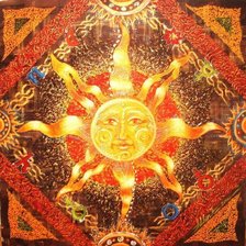Схема вышивки «Солнце.»