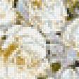 Предпросмотр схемы вышивки «Белые розы и виноград» (№517760)