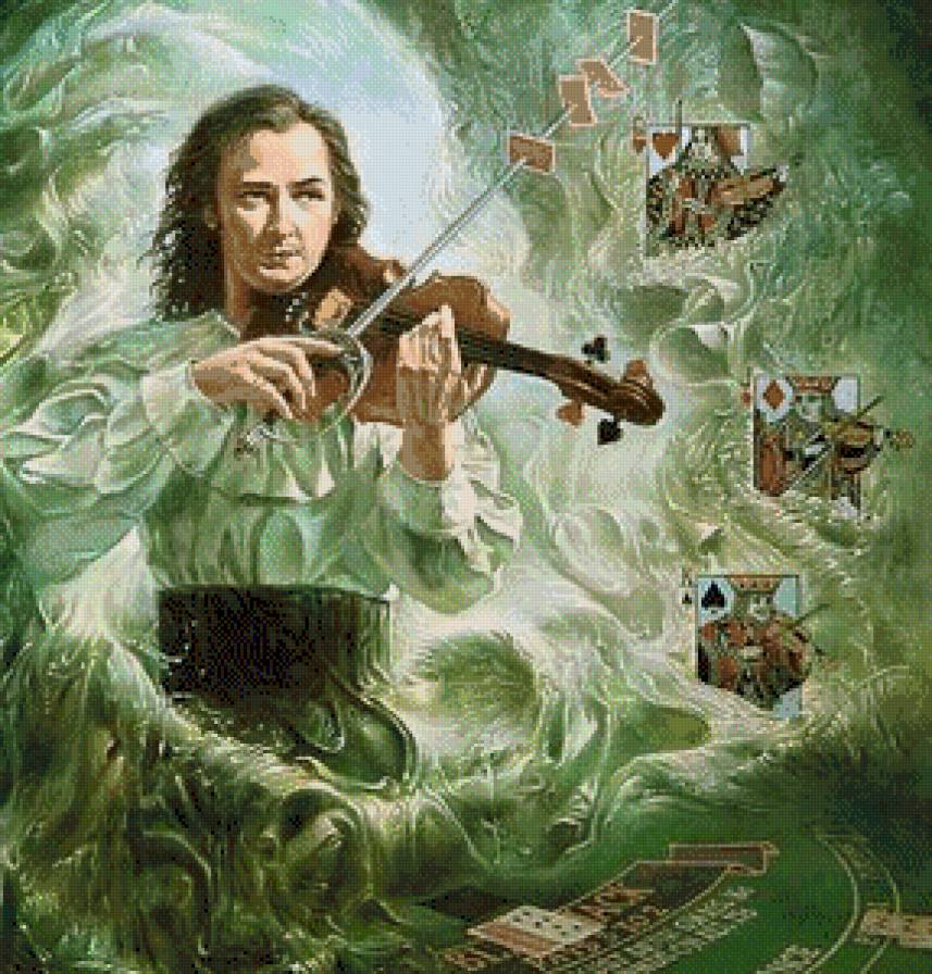 Звуки скрипки...(сюрреализм) - картины, живопись, сюрреализм, скрипка, музыка, мужчина - предпросмотр