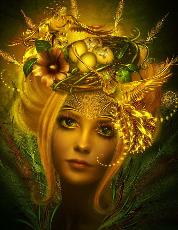 phoenix queen by donatella drago - оригинал