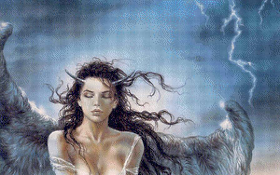 "Падший ангел" часть 2 верх - ангел, фентези, девушка - предпросмотр