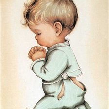 Оригинал схемы вышивки «молитва малыша» (№522361)