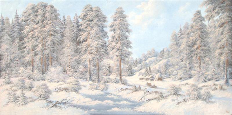 волшебница зима - новый год, лес, зима, пейзаж, снег, природа - оригинал