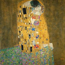 Оригинал схемы вышивки «Поцелуй. картина Климта» (№524122)
