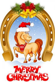 новогодняя лошадка - подкова, лошадь, животные, год лошади - оригинал