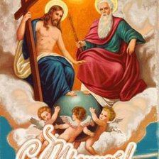 Оригинал схемы вышивки «святая троица» (№525915)