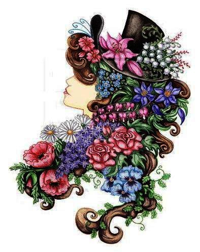 Девушка с цветами - девушка, красота, цветы, девушка с цветами - оригинал