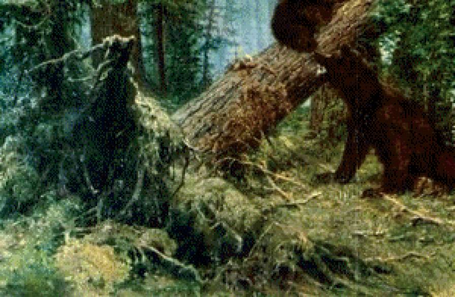 "Мишки в лесу" Иван Шишкин ч. 3 низ - иван, картины, мишки в лесу, шишкин - предпросмотр