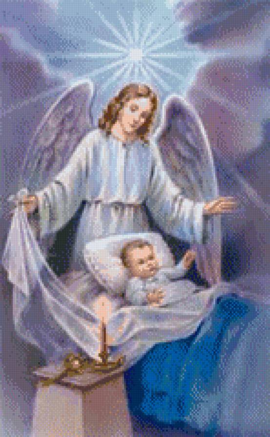 ангел хранитель - младенец, детское, ангел - предпросмотр