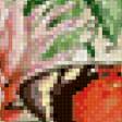 Предпросмотр схемы вышивки «цветы и бабочки» (№532287)