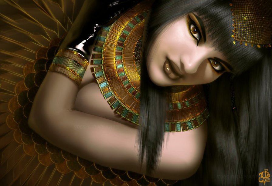 серия"Египет" - египет, египетская девушка - оригинал