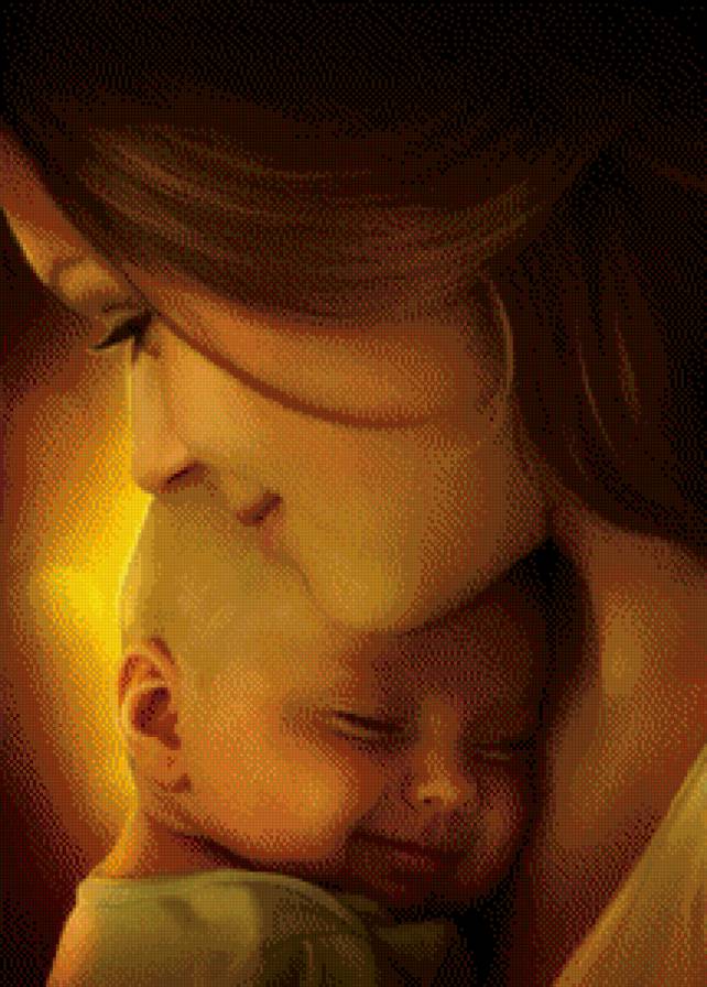 нежность - любовь, нежность, мама, дети, мать и дитя - предпросмотр