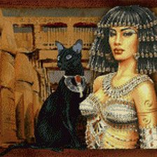 Оригинал схемы вышивки «Клеопатра - царица Египта» (№532682)