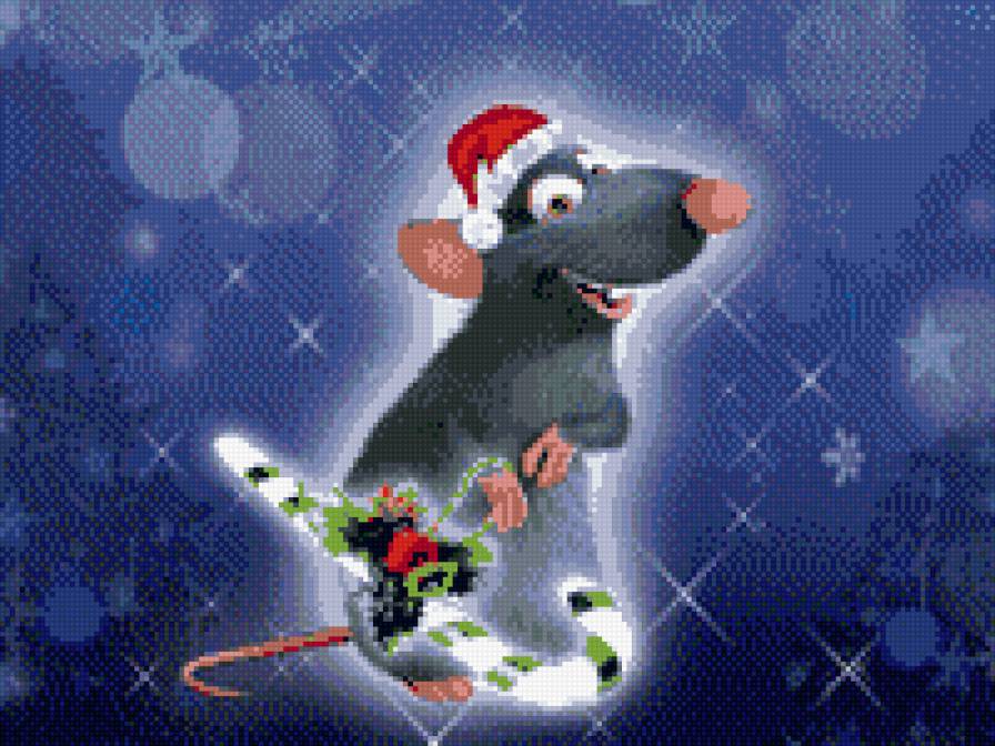 Новогодний Рататуй:)) - мультфильм, мыши, новый год - предпросмотр