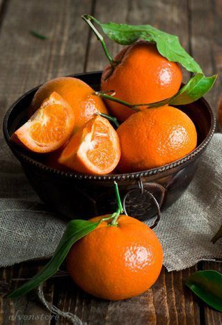 Апельсины (а может мандарины) - натюрморт, мандарин, апельсин - оригинал