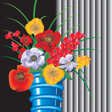 Оригинал схемы вышивки «Букет цветов» (№536403)