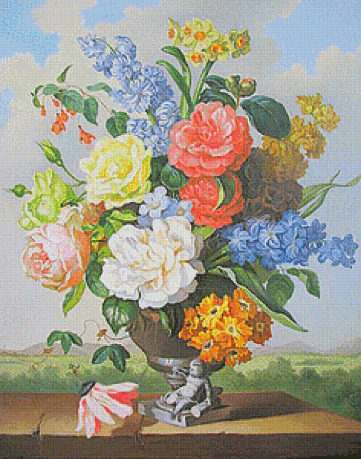 Букет цветов - букет, картины, живопись, цветы - предпросмотр