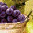 Предпросмотр схемы вышивки «Груши с виноградом» (№536955)