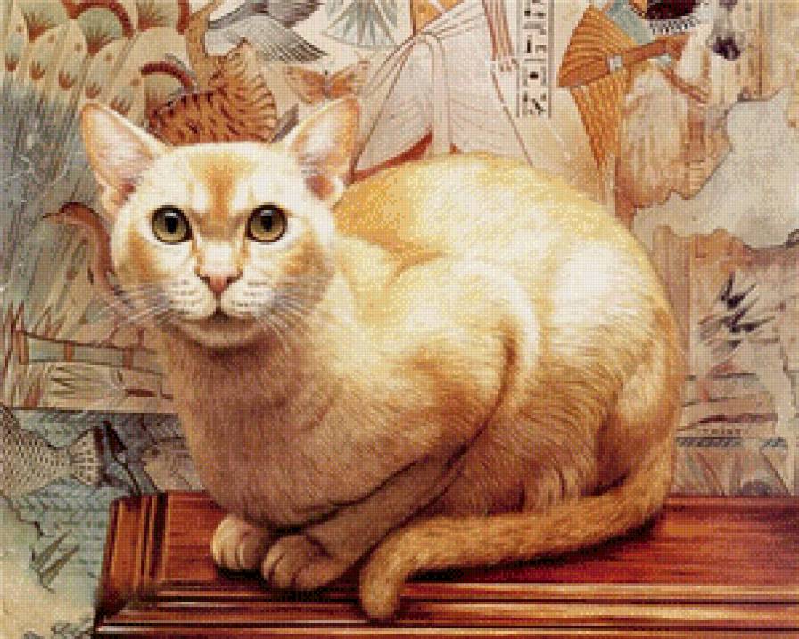 Египетская кошка - кошка, египет, кот - предпросмотр
