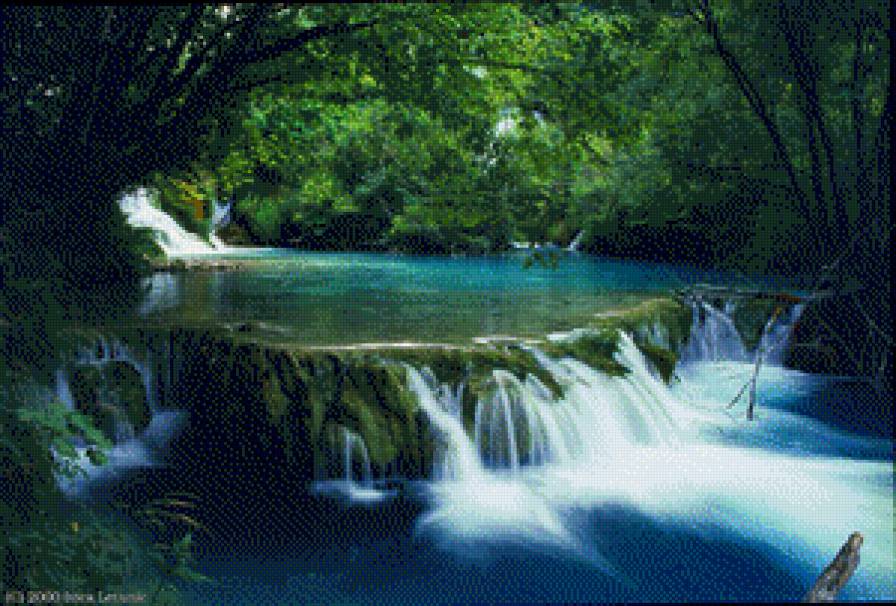 водопад - вода, природа, водопад - предпросмотр