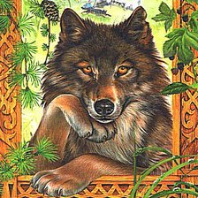 Сказочный волк