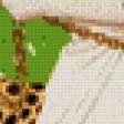 Предпросмотр схемы вышивки «девушка с леопардом» (№540204)