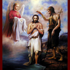 Оригинал схемы вышивки «Крещение Господне» (№540597)