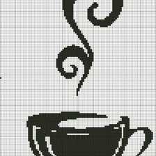 Оригинал схемы вышивки «кофе» (№540749)