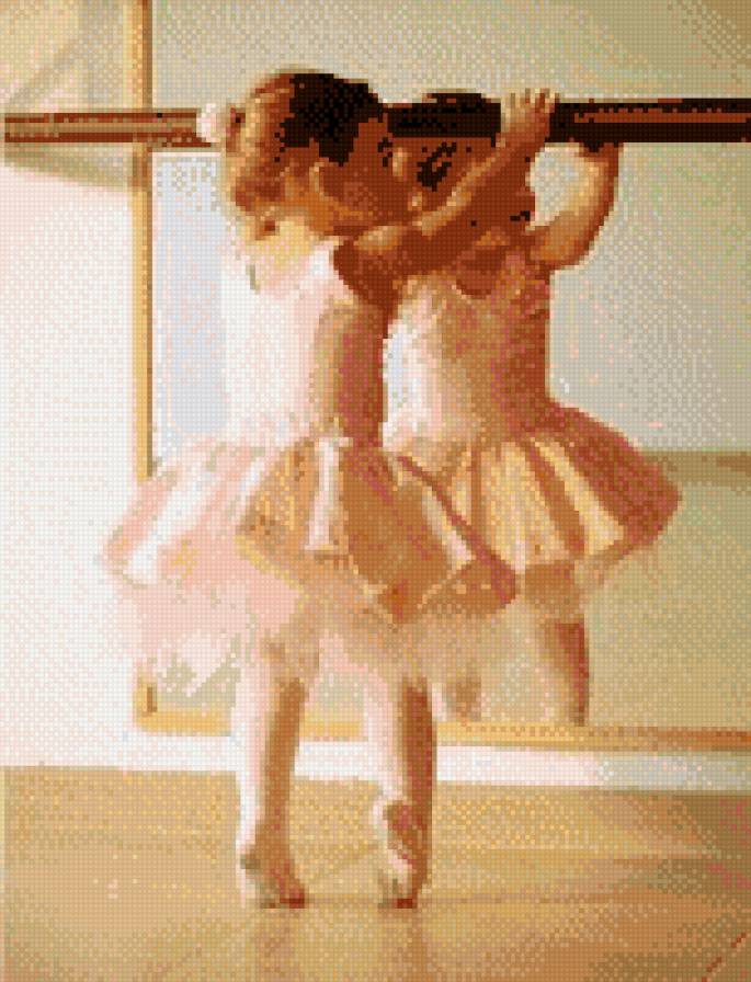 Маленькая балерина - девочка - предпросмотр