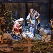 Оригинал схемы вышивки «Рождение Христа» (№543125)