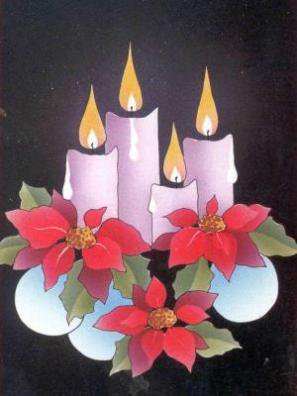 Рождественские свечи - праздник, свечи, рождество, новый год - оригинал