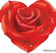 Оригинал схемы вышивки «сердце розы» (№543902)