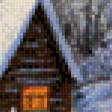 Предпросмотр схемы вышивки «зимняя деревня» (№543988)