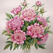 Оригинал схемы вышивки «цветы» (№545531)