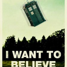 Оригинал схемы вышивки «I want to believe» (№545549)