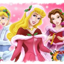 Оригинал схемы вышивки «3 принцессы» (№549919)