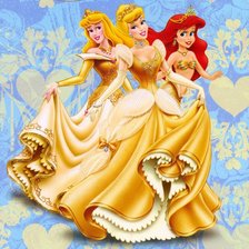 Схема вышивки «3 принцессы»