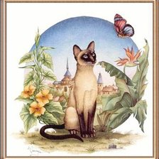 Оригинал схемы вышивки «мир кошек» (№551284)